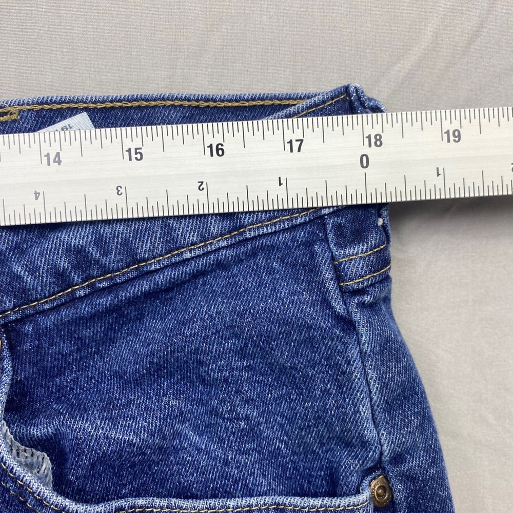 Wrangler Mens Straight Leg Jeans Blue Denim Workwear Rugged Work Tough 38x30 - Picture 11 of 16